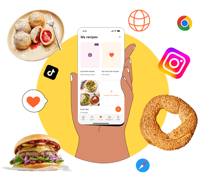 Importiere und organisiere deine Lieblingsrezepte – schnell, einfach, lecker!