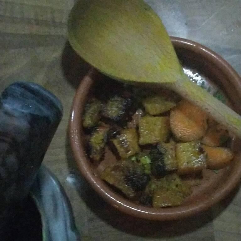 Spiced roasted vegetables