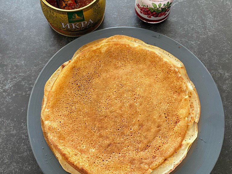 Russian Kefir (buttermilk) Pancakes