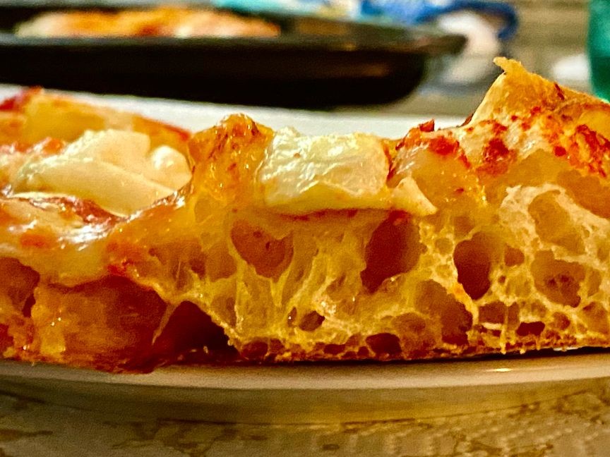 Italian Pizza in teglia - from Rome