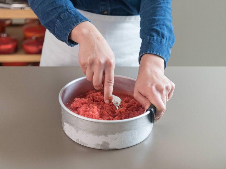 Break up the frozen mixture with a fork, then return to food processor or blender and blend until there are no more frozen chunks. Continue to process, scraping down the bowl from time to time, until mixture is smooth and has lightened in color.