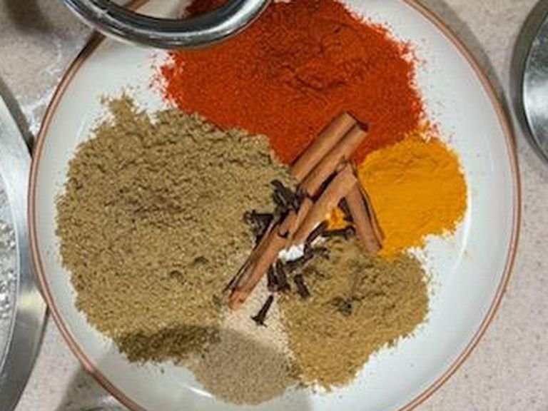 measure out your dry masala