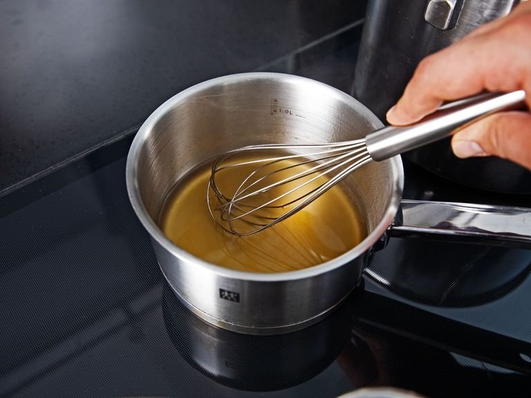 Boil the dashi with the water and agar agar in a small pot. Whisk together until the mixture starts to thicken, then refrigerate until the mixture solidifies. Add the dashi gel to a blender and puree until completely smooth. For serving, if you wish, transfer the gel to a piping bag fit with a small, round decorating tip and set aside in the fridge until serving.