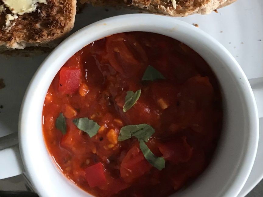 Spicy tomato soup