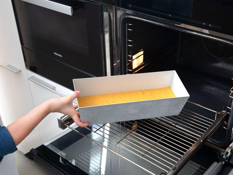 Grease a loaf pan and pour in the cake batter. Bake at 175°C/350°F for approx. 60 min. Remove the cake from the oven and let cool for approx. 15 min. inside the loaf pan before removing it. Let cool down completely on a wire rack before slicing. Enjoy!
