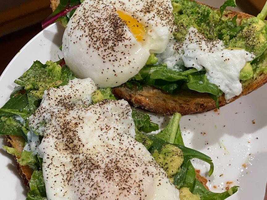 Poached Avo Toast- Perfect Post Workout Breakfast!
