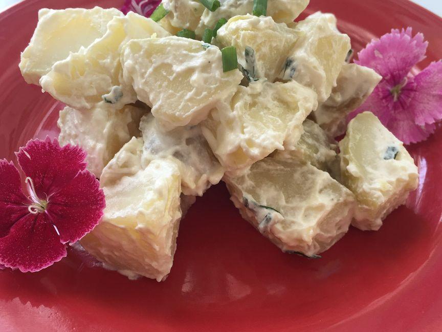 Cheese and Chives Potato Salad