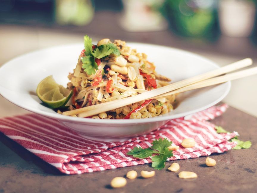 Thai-inspired fried noodles