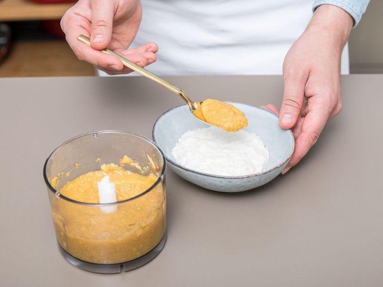 Serve the rice pudding with a dollop of mango sauce. Enjoy!