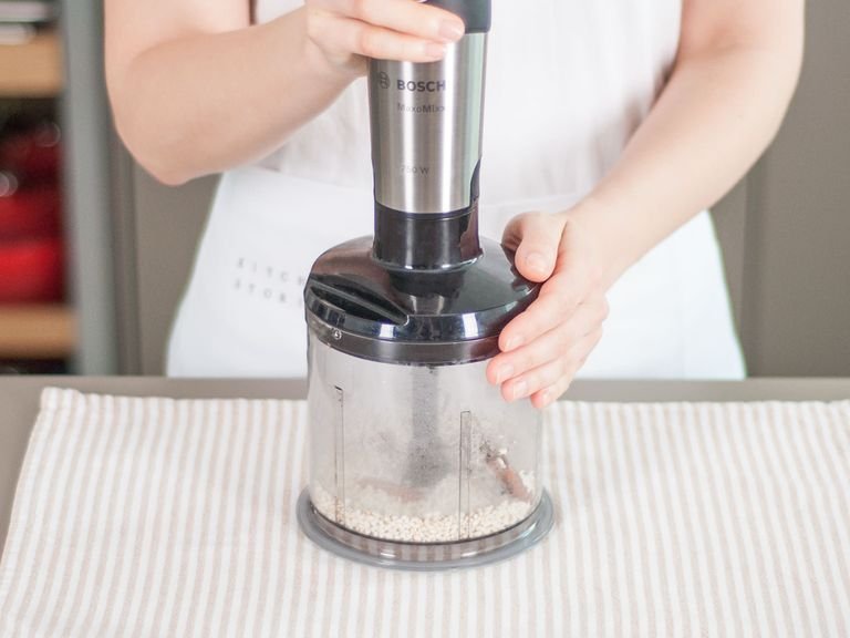 Blend star anise, cinnamon, and rice in a food processor for approx. 5 min. or until combined and smooth.