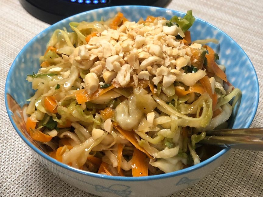 Asian Cabbage & Noodle Salad