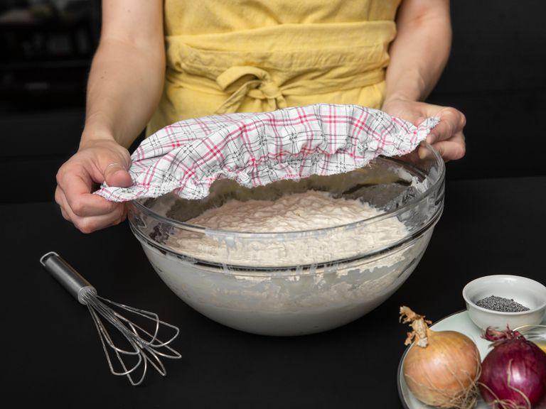 Mix flour, salt, and instant yeast in a large bowl. Add water and combine using a rubber spatula. If you feel like there is too much flour, add some more water as necessary; the dough should be sticky. Cover and let rise at room temperature at least 8 hrs., or overnight.
