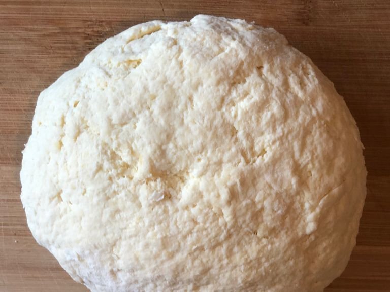 after all steps making of dough will be completed we will get this kind of dough ball and rest it in fridge for 30 minutes