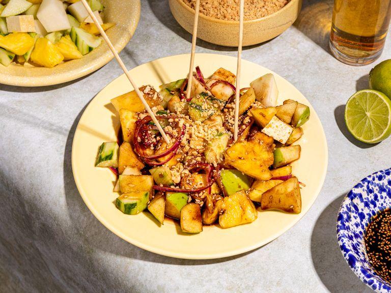 Ruby makes rojak (Malaysian-style sweet and sour salad)