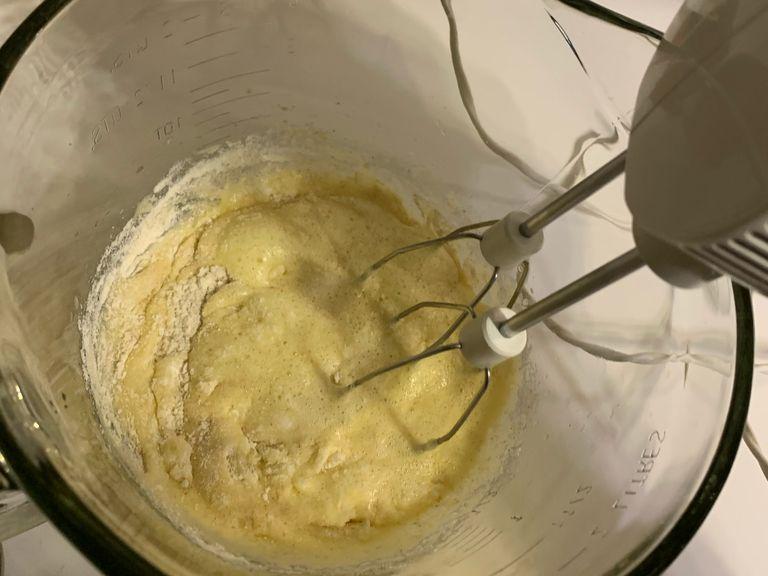 Add flour and continue to whisk