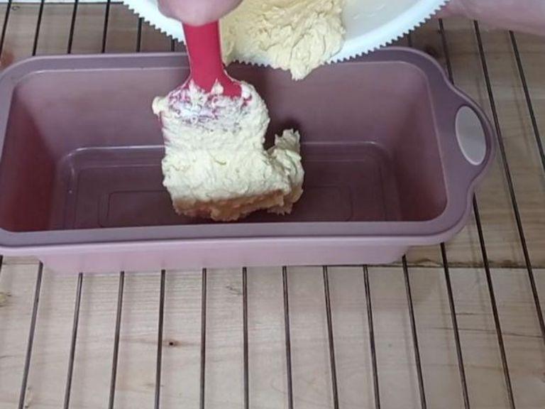 Pour the batter into 23x11x5 cm or 9x5x3 inches silicone loaf pan and bake for 45-50 minutes. (depends on your oven). Check using toothpick inserted in the middle of the cake, if comes out clean means your cake already done.