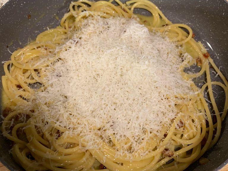Add more Parmesan cheese and mix.