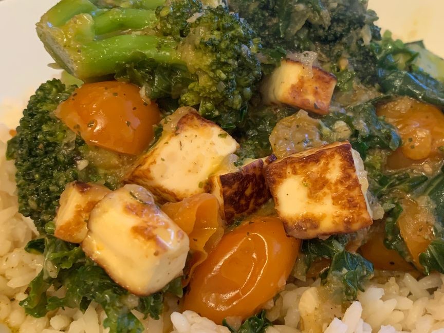 Paneer & Broccoli Curry