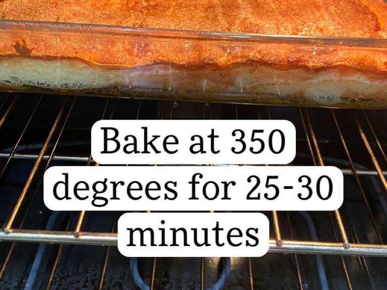 Bake at 350 degrees for 25-30 Min